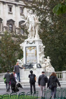 Mozart statue in the Burggarten