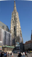 Composite of Stephansdom, St Stephen’s cathedral