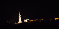 Liberty Monument and Citadella at night