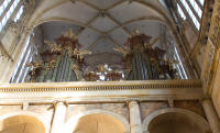 Organ inside St Vitus’ cathedral