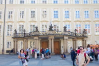 Starý královský palác (Old Royal Palace) in the third courtyard of Prague Castle