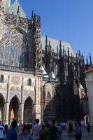 Composite of side of St Vitus’ cathedral