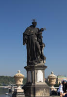 Statue of Anthony of Padua, on Charles Bridge
