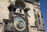 Astronomical Clock performing on the hour
