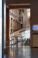Interior of the DZ Bank building, designed by Frank Gehry