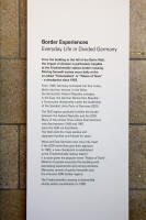 Description and history in the Tränenpalast exhibition of the checkpoint there