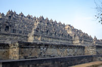 The north side of Borobudur