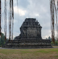 Panorama of Mendut temple