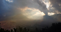 Panorama of Tengger caldera