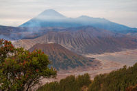 Mount Batok with Mount Semeru in the background
