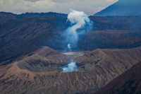 Fumes from Mount Bromo