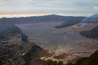 Panorama of the Tengger caldera