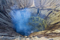 Interior of the crater of Mount Bromo