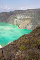 Panorama of the crater lake