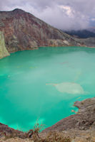 Panorama of the crater lake