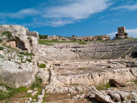 The Greek theatre, at the Parco Archeológica della Neapolis