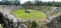Panorama of the Roman amphitheatre