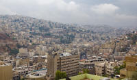 Amman to the south-west