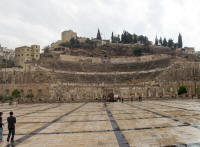 Panorama of the forum and the Roman Theatre