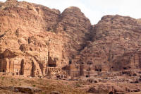 The Royal Tombs and Petra panorama