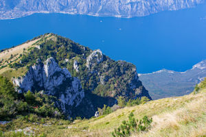 Limone and the north-western side of Lake Garda