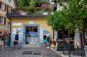 Limone ticket office for the Lake Garda ferry
