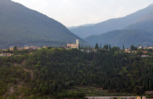 Mountainside church near Maderno