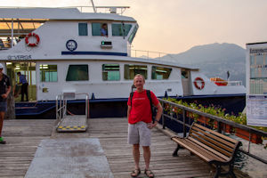 CTourist by ferry at Brenzone