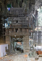 Shrine under construction inside the Temple Cave