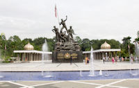 The National Monument and fountains