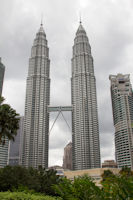 Petronas Twin Towers and KL City Centre Park