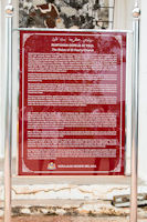 Plaque describing St Paul's church