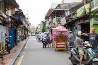 Side street with trishaw