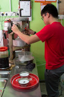 Preparation of cendol