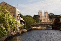 Church of St Francis Xavier from the Malacca River