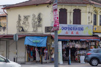 Typical street decoration on Lebuh Kimberley