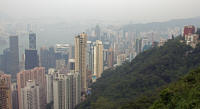 Wan Chai and Causeway Bay from Victoria Peak