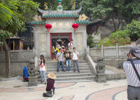 Entrance to A-Ma temple, the oldest temple in Macau