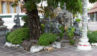 Statues of Khao Mor, inventor of yoga