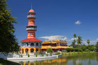 Ho Withun Thasana tower and Phra Thinang Wehart Chamrun Chinese mansion