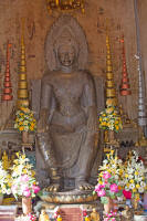 Dvaravati stone Buddha more than 1000 years old