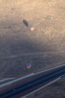 Balloons landing