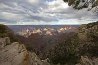 Looking towards the north rim