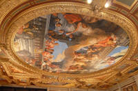 Painted ceiling inside the Venetian