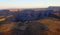 Plateau and the Grand Canyon at sunrise