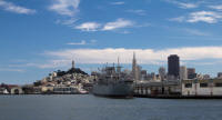 S. S. Jeremiah O’Brien and downtown