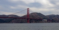 Northern end of the Golden Gate Bridge
