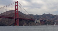 Northern end of the Golden Gate Bridge