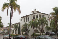Santa Barbara in heavy rain