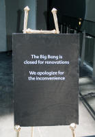 The Big Bang was closed at the AMoNH